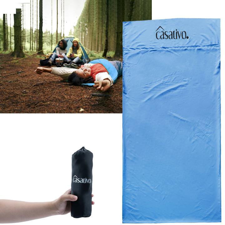 Image du produit Casativo Sac de couchage de refuge ultraléger en microfibre respirante (210 cm)