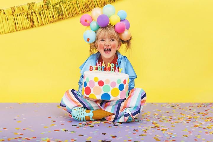 Productafbeelding Partydeco Gelukkige Verjaardag Kaarsen (13 stuks) - Veelkleurig