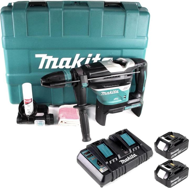 Produktbild Makita 2x18V SDS-Max Akku-Kombihammer DHR400PG2U (Akkubetrieb)