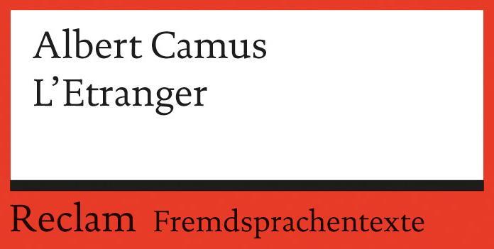 Produktbild L' Etranger (Deutsch, Albert Camus, 1986)