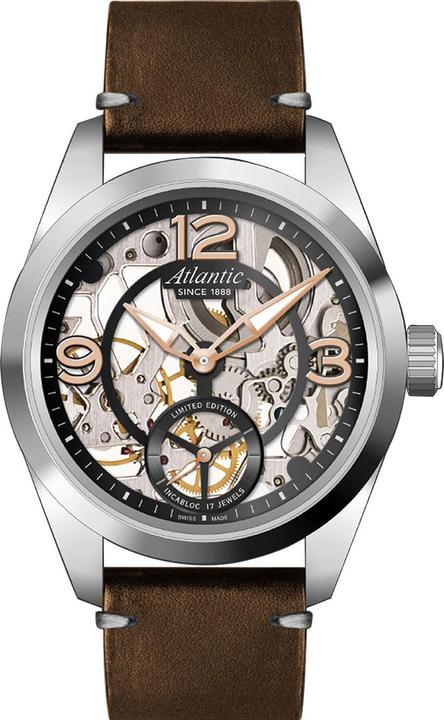 Actual product image Atlantic Seaflight Skeleton (Analogue wristwatch, 44 mm)