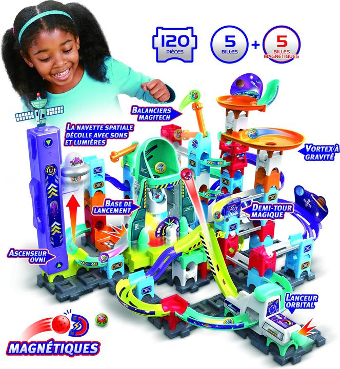 Immagine prodotto VTech Marble Rush - Set di missioni magnetiche spaziali XL300E