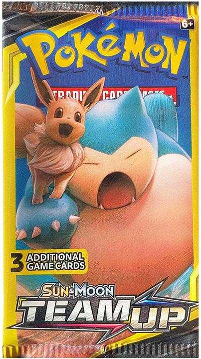Actual product image Pokémon Sun & Moon Team UP Booster (1 Packung mit 3 Karten) (English, Booster Pack)