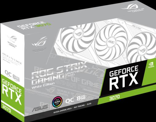 Produktbild ASUS GeForce ROG STRIX RTX 3070 O8G WHITE (8 GB)