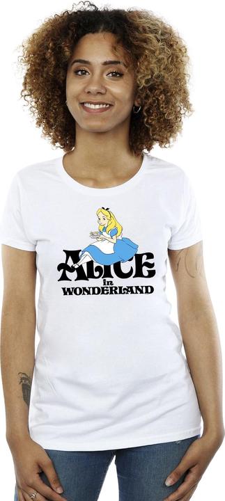 Actual product image Disney Womens/Ladies Alice In Wonderland Tea Drinker Classic Cotton T-Shirt (XXL)