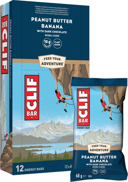 Actual product image Clif Bar Energy bar (Dark chocolate, Banana, 12 pcs., 816 g)