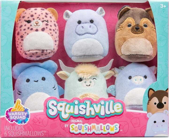 Produktbild Squishmallows Squishville 6-Pack Hochschul Squad