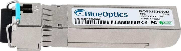 Actual product image BlueOptics Cisco iSFP-10GBX-D-1330 compatible SFP+ BO55J33610D