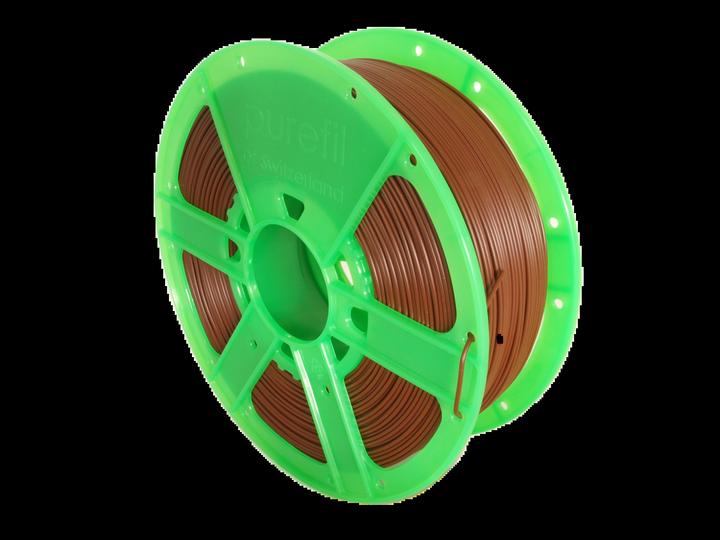 Actual product image Purefil Filament (PLA, 1.75 mm, 1000 g, Brown)