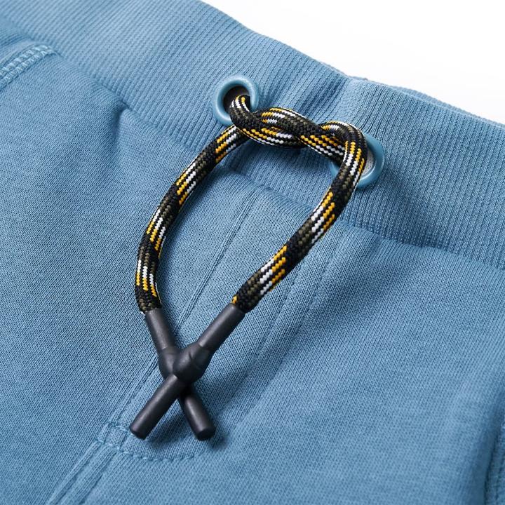 Immagine prodotto VidaXL Pantaloni della tuta da ginnastica per bambini blu medio 116,Materiale: 80 (116)