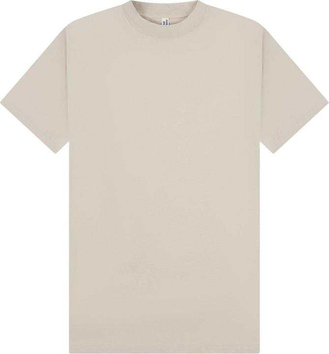 Actual product image Casual Classics Unisex Adult Combed Ringspun Cotton Extended Neckline Tall Oversized T-Shirt (M)
