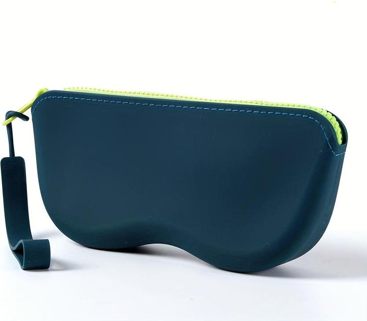 Only-Bags.Store Silikon-Brillenetui, minimalistisches Design, langlebig, wasserdicht, RFID-Blockierung, mit