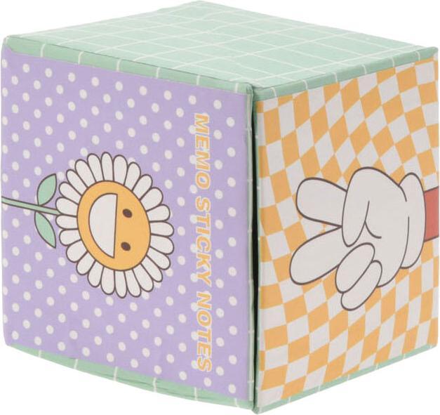 Actual product image Desk cube with sticky notes in 3 sizes