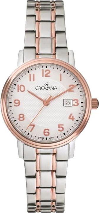 Grovana Kensington Traditional-Kollektion – Montre-Quarz, hergestellt in der Schweiz (Swiss Made)