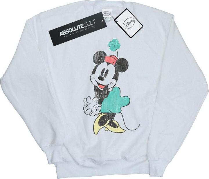 Actual product image Disney Womens/Ladies Minnie Mouse Shamrock Hat Sweatshirt (M)