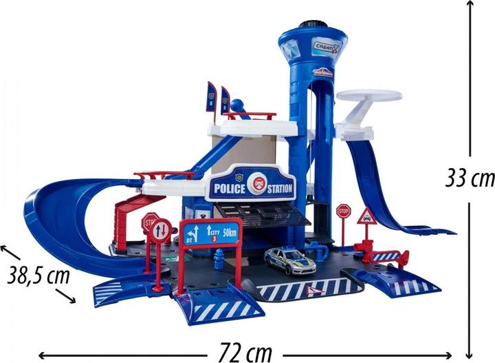 Image du produit Majorette Station de police Creatix + 1 véhicule