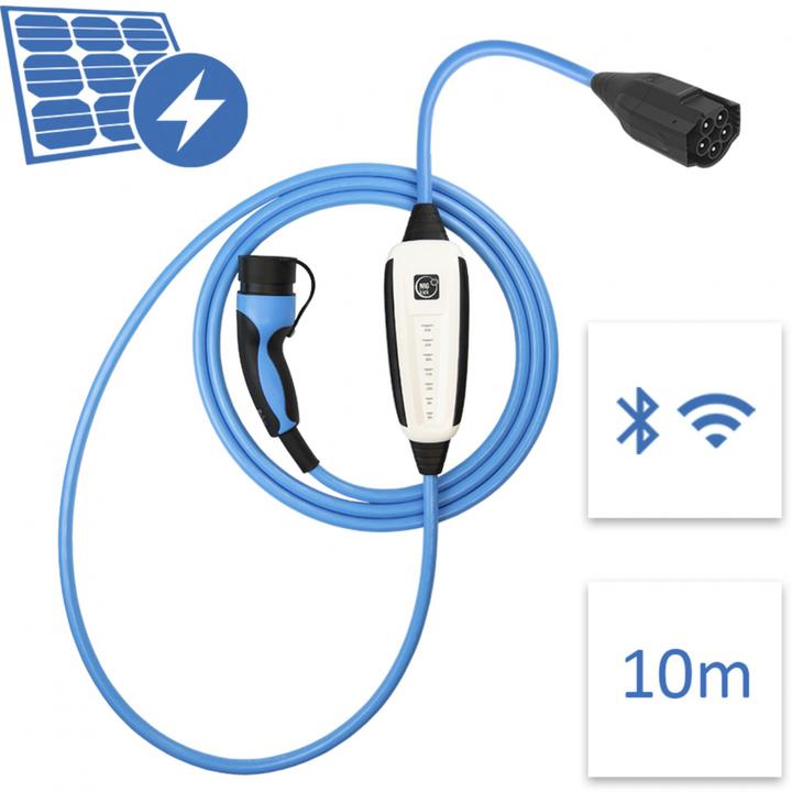 Actual product image NRGkick 32A Pure for PV users 10m standard WLAN (Type 2, 22 kW, 32 A, CEE32 red, CEE 32)