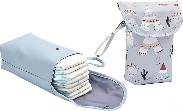 Produktbild Trixie Baby wasserdichte Windeltasche/ Kulturbeutel, Wald