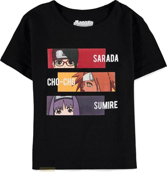 Difuzed Boruto: Naruto Next Generations - Girls Short Sleeved T-shirt - 158/164 (158)