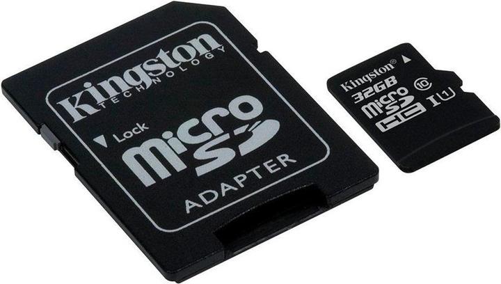 Actual product image Kingston high-endurance (32 GB, microSDHC, U1, UHS-I)