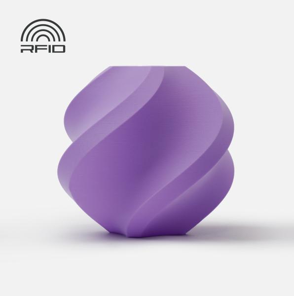Actual product image Bambu Lab PLA Matte Refill - Lilac Purple - 1.75mm (PLA, 1.75 mm, Violet)