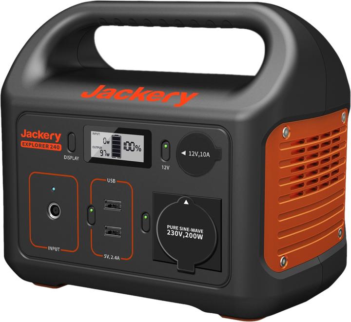 Jackery Explorer 240 (240 Wh, 3 kg)