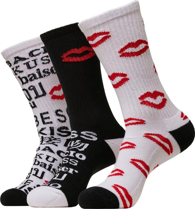 Immagine prodotto Mister Tee Calzini Kiss 3-Pack (confezione da 3, 47 - 50)