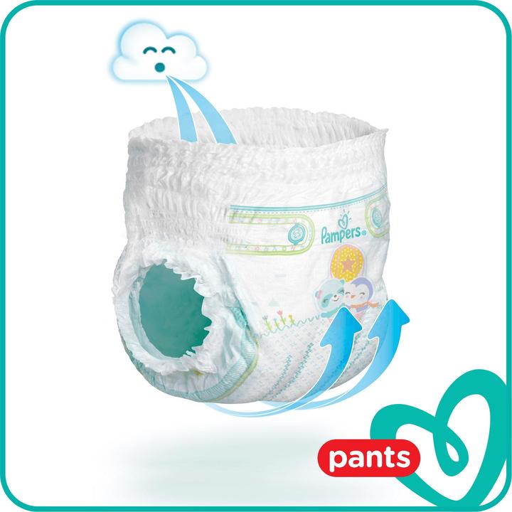 Produktbild Pampers Baby-Dry Pants (Gr. 5, Monatsbox, 132 Stück)