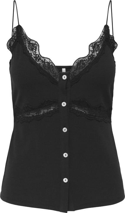 Only Onllukka Rib Mix Lace Singlet Cs Jrs