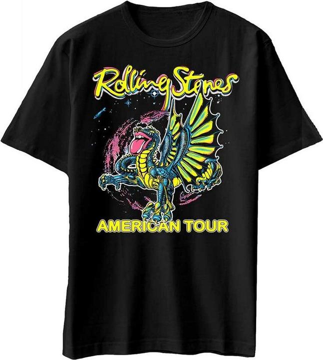 Produktbild The Rolling Stones Unisex Adult American Tour Dragon T-Shirt (XXL)