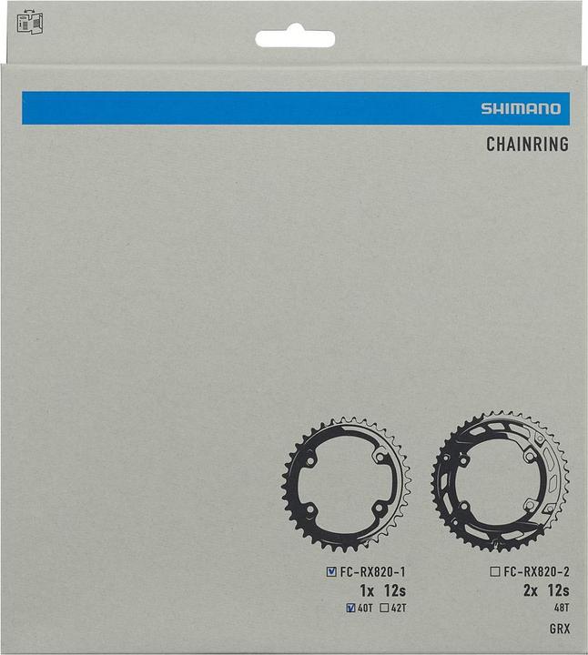 Immagine prodotto Shimano Ingranaggio GRX FC-RX820-1 (40)