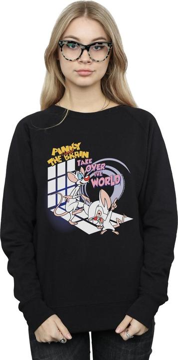 Actual product image Universal Textiles Womens/Ladies Pinky And The Brain Take Over The World Sweatshirt (XL)
