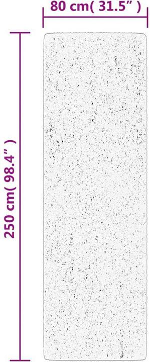 Produktbild VidaXL Teppich Shaggy Hochflor Modern (250 x 80 cm)