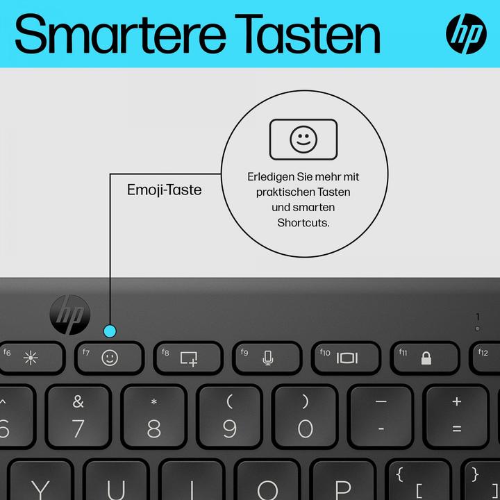 Produktbild HP 355 Compact Multi-Device Bluetooth Keyboard (DE, Kabellos)