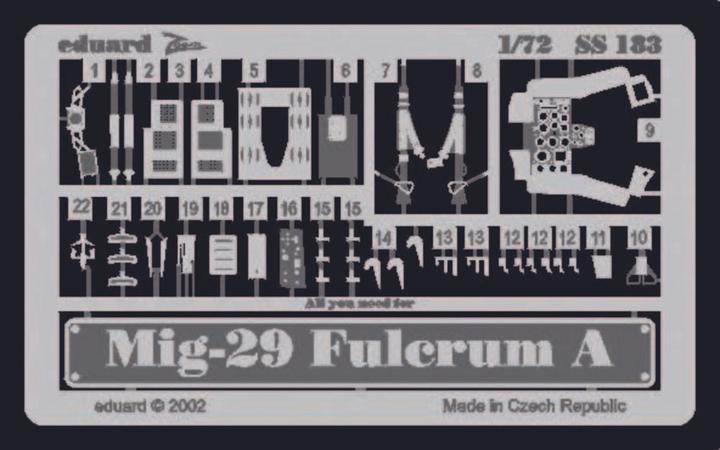 Produktbild Eduard MiG-29 Fulcrum A