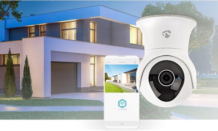 Produktbild Nedis Smartlife Aussenkamera Wi-Fi Full HD 1080p IP65 Cloud / Internal 16GB 12 VDC mit Bewegungssenso (1920 x 1080 Pixels)