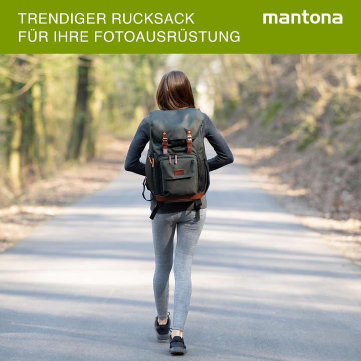 Actual product image mantona Luis junior retro photo backpack (Photo backpack, 30.69 l)