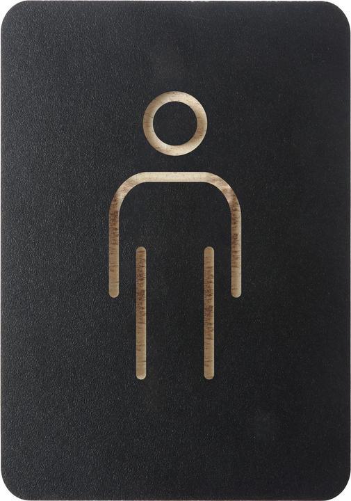 Immagine prodotto Europel Pittogramma "WC uomini", nero