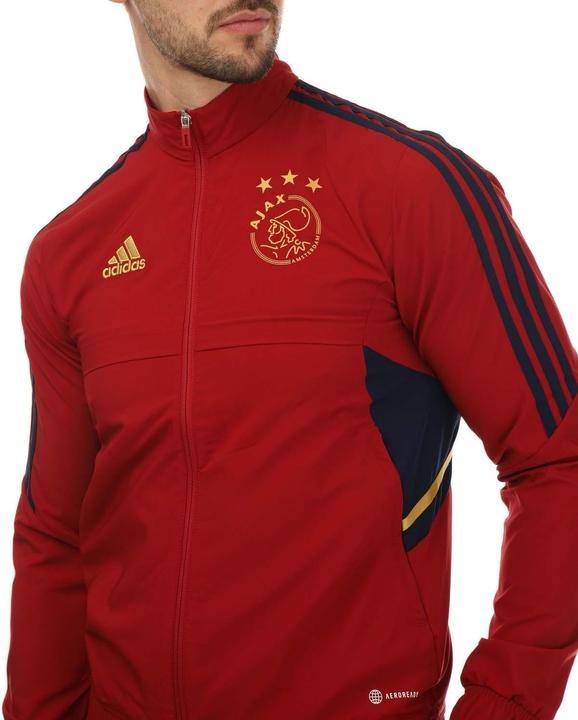Actual product image adidas Mens 2022/23 Pre Match Ajax Amsterdam Jacket (XS)