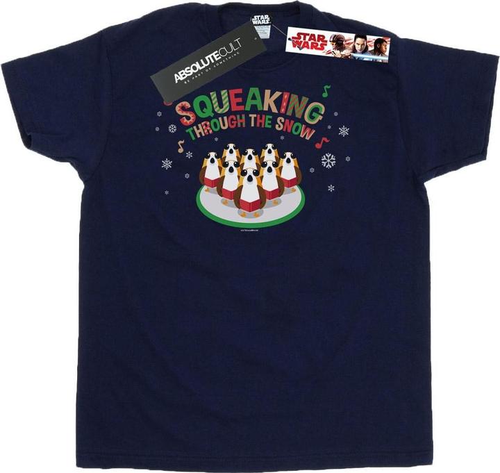 Image du produit Star Wars - T-shirt THE LAST JEDI PORGS SQUEAKING THROUGH THE SNOW - Homme (XL)
