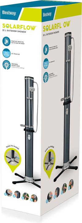 Actual product image Bestway SolarFlow™ 35 L Outdoor Shower