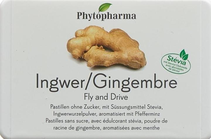 Produktbild Phytopharma Fly and Drive Ingwer und Pfefferminz (40 Stück, Bonbon, 80 g)