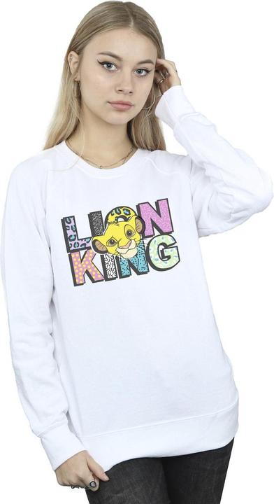 Actual product image Disney Womens/Ladies The Lion King Pattern Logo Sweatshirt (L)