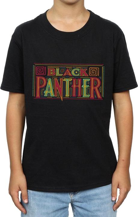 Produktbild Jungen Black Panther Tribal Logo TShirt (152, 158)