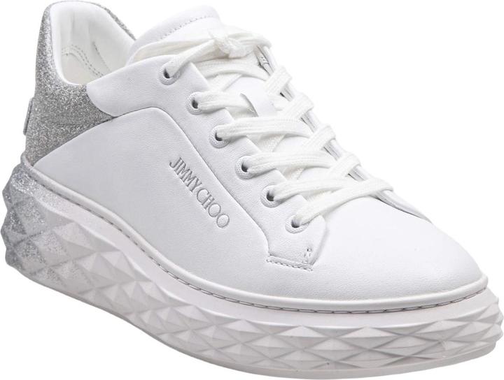 Produktbild Jimmy Choo white leather sneakers with glitter degrade (40)