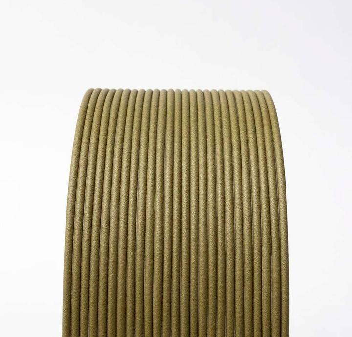 Actual product image Proto-pasta HTPC1705-BRA Brass-filled Metal HTPLA Filament PLA 1.75mm 500g Brass 1pc. (PLA, 1.75 mm, 500 g, Brown)