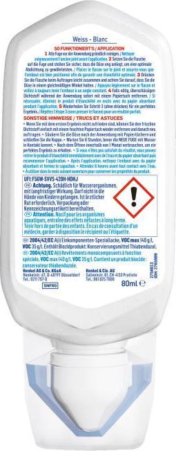 Produktbild Sista Neue Fuge (0.16 kg, White, 80 ml)