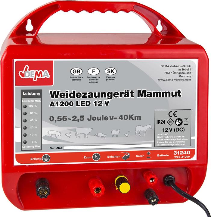 Immagine prodotto Dema Recinzione elettrica Mammut N9500 | 230V