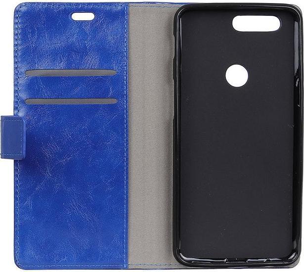 Actual product image MU Classic Crazy Horse Leather Bookcover Case (OnePlus 5T)