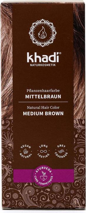 Actual product image Khadi Plant hair colour (Brown)